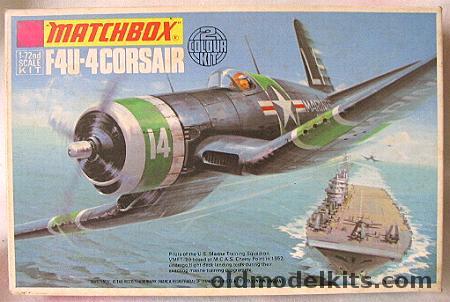 Matchbox 1/72 F4U-4 Corsair - (F4U4), PK-14 plastic model kit